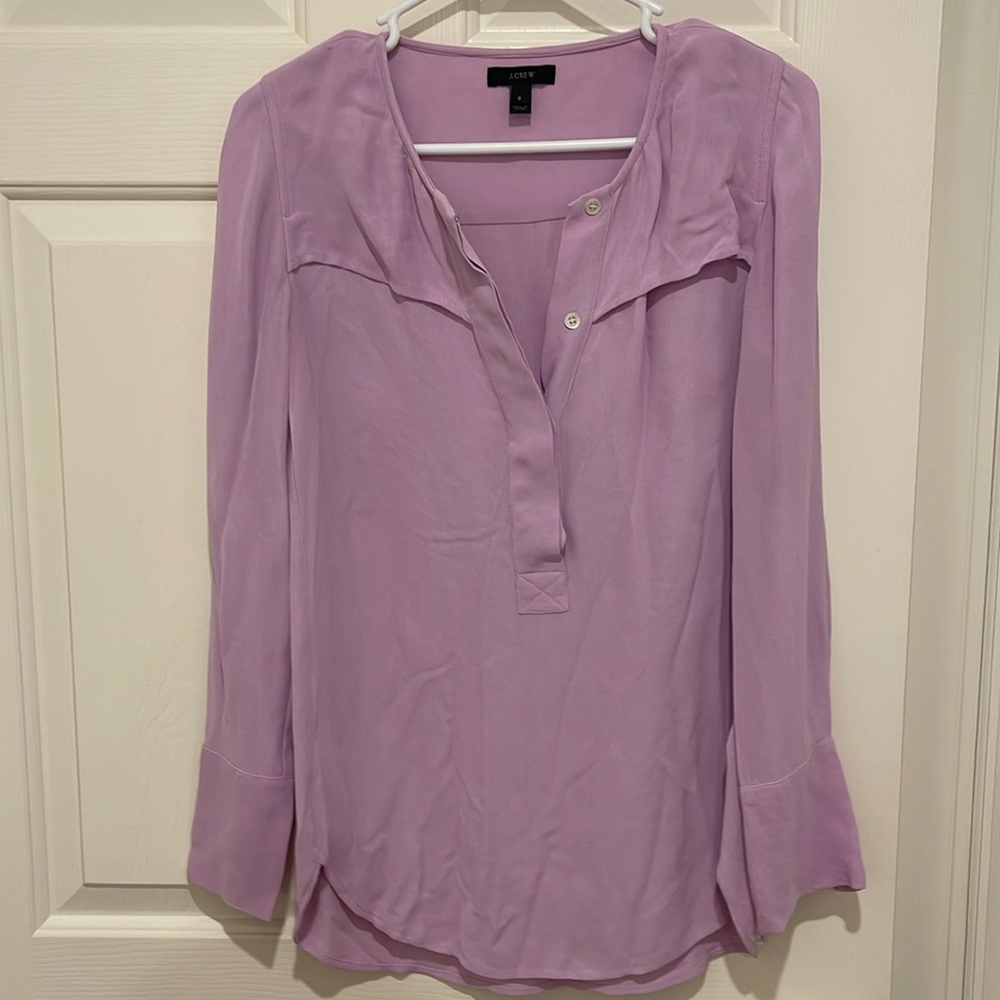 JCREW Size 2 lavender blouse
